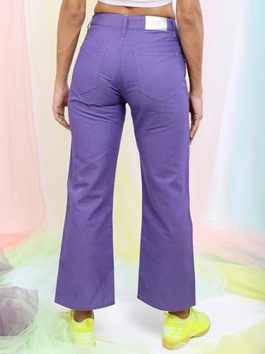 Image of Tokyo Talkies Women's Flared Regular Jeans | Stretchable Mid-Rise Jeans Pant