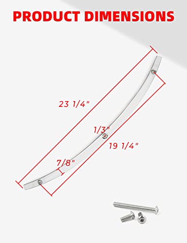 Amazicha Polished Windshield Trim Chrome Windscreen Trim Compatible For 14-23 Harley Davidson Touring Street Glide Electra Glide Ultra Limited Tri Glide 2014-2023 #TOP6