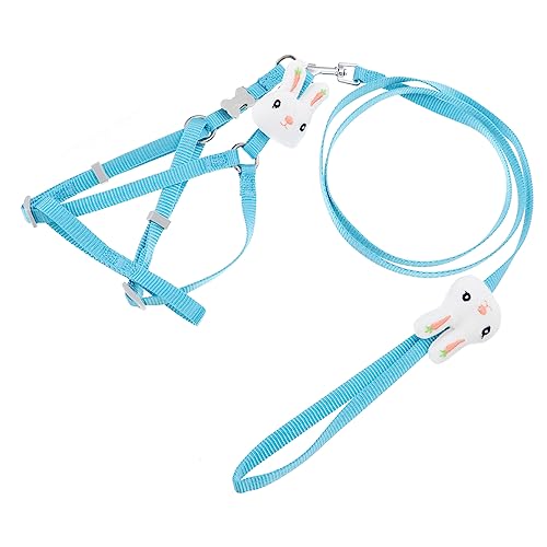 SUPVOX Pet Vest Leash Dog Harness Leash Stylish and Comfortable for Pups Includes Pulling Rope Suitable for Small to Medium Dogs