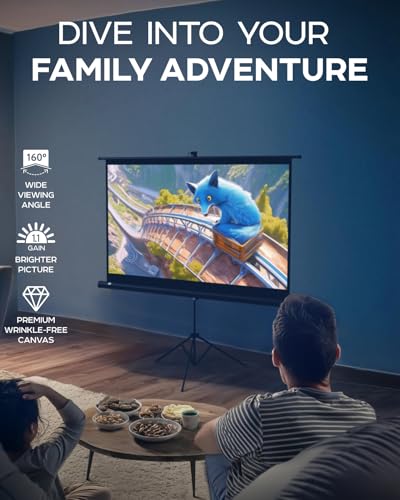 Portable Projector Screen with Stand