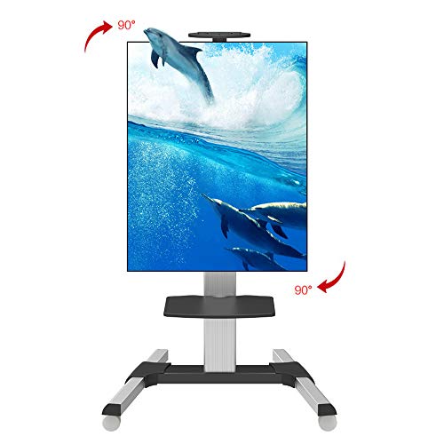 Soporte móvil para TV con ruedas ajustable para pantallas 32-65 pulgadas miniatura 1