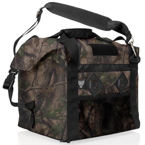 Xtreme Sight Line ~ G CUB 25 Faraday Bag for Small Generators and Electronics ~ Protects Against EMP CME EMF & RF ~ Signal Blocking ~ Diamond Form Faraday Lined Interior ~ Backwoods Camo