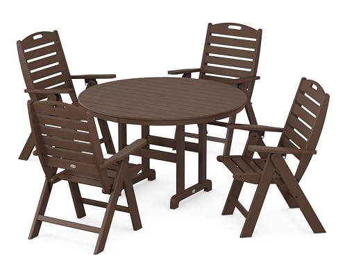 POLYWOOD® Nautical Dining Set, Mahogany