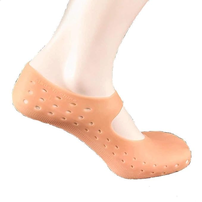 Elcaro Anti Crack Full Length Silicone Protector Moisturizing Socks for Foot-Care and Heel Cracks-picture-29