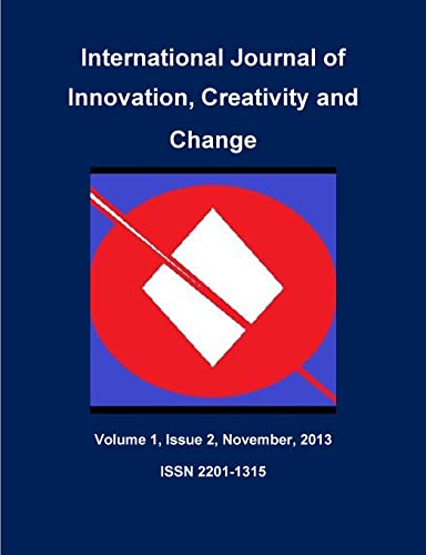 International Journal of Innovation, Creativity and CHange, Volume 1, Issue 2, November 2013