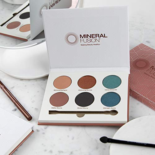 Mineral Fusion, Limited Edition Velvet Eye Shadow Palette, Multi Colors, 1 Count #TOP6