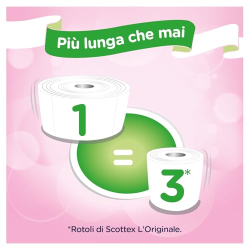 Scottex Carta Igienica Pulito Originale, Fatto in Italia, Fonti Certificate, Formato Maxi, 12 Mega Rotoli - 3