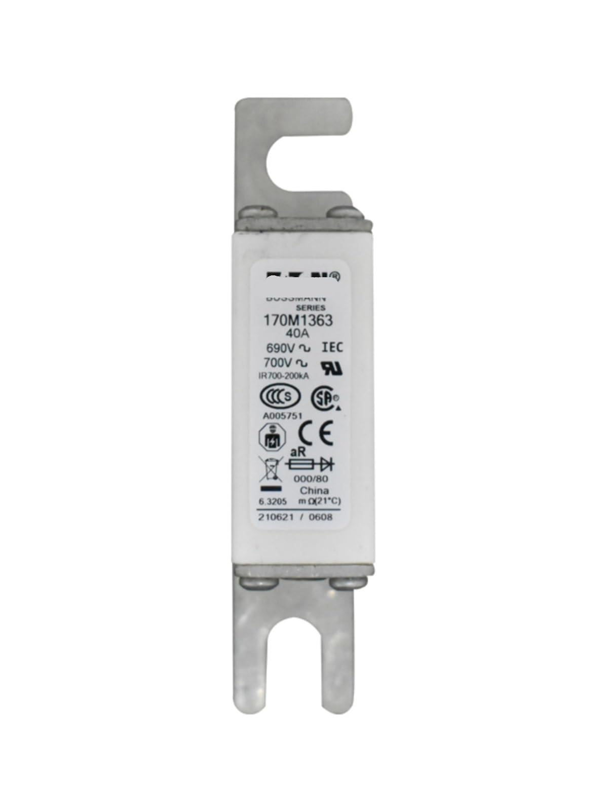 VDOQTLJT 170M1363 Quick-Blow Low-Voltage Fuse