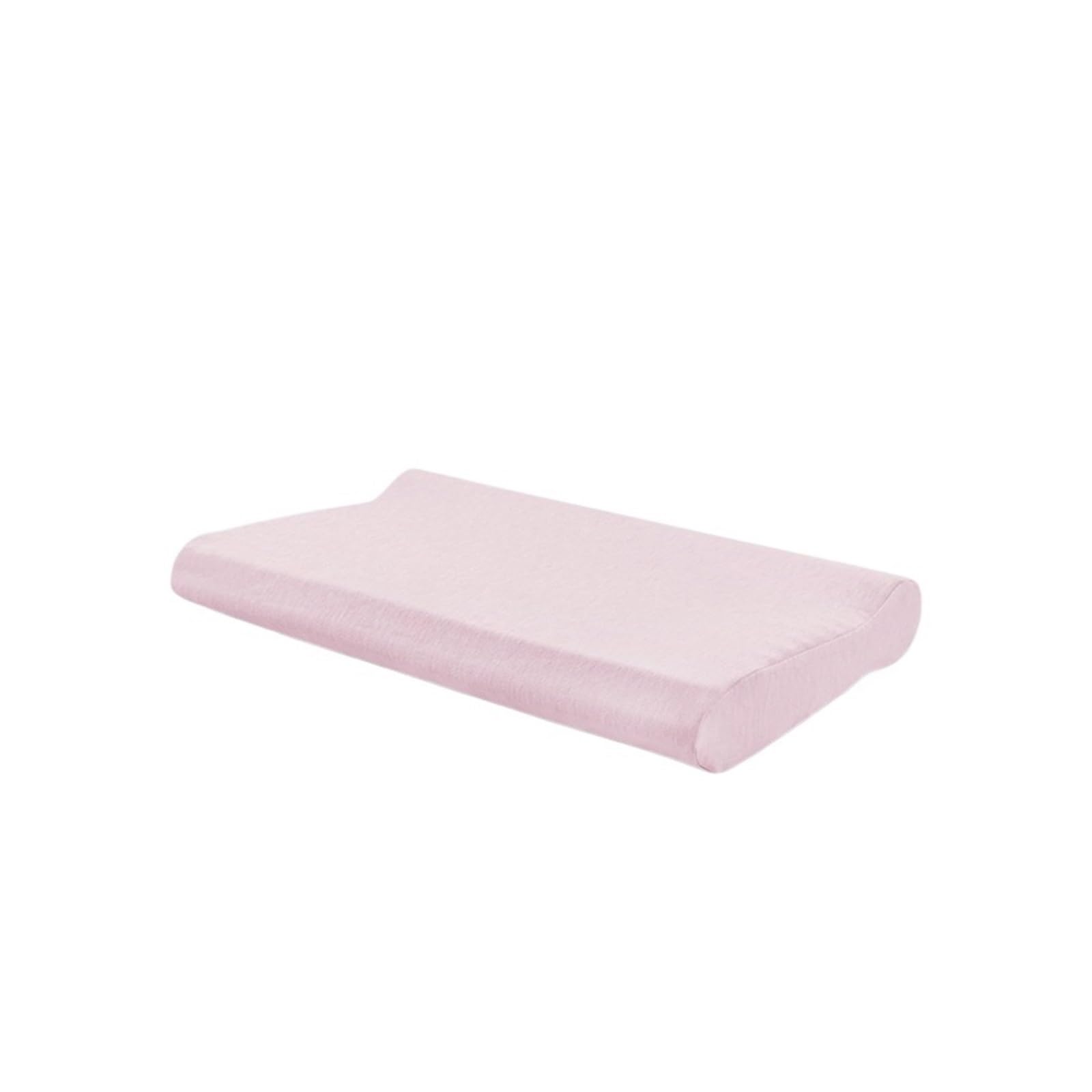 BNVEWR Pectin Pillow, Latex Thin Soft Sleeping Wave Pillow Helps Sleep Core Natural Rubber Low Pillows,Breathable(Pink)