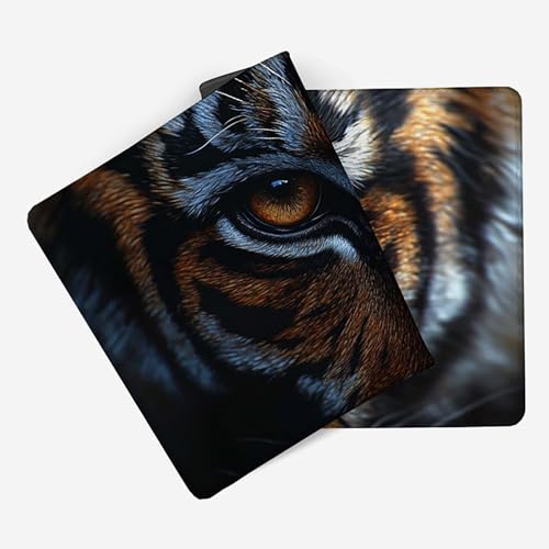 Tapis de souris tigre grand format pour optimiser l'espace setup PC