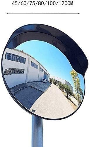 Convex Mirror Safety Mirror, Parking Lot Observation Mirror, Used for Lane Blind Spot Road Bending Safety(45Cm)