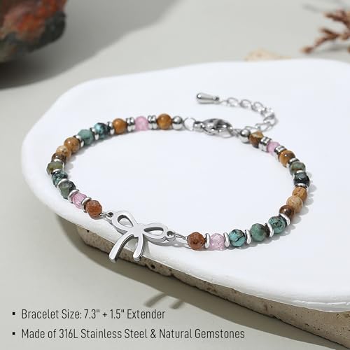 Bow Bracelets for Women,Teen Girls, Unique Birthday Gifts for Women, Friends, Sister, Daughter, Granddaughter, Niece on Graduation Easter Mothers Day Christmas Jewelry Trendy Stuff - Image 3