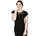 Price comparison product image Spiral - Women - GOTHIC ELEGANCE - Lace Layered Cap Sleeve Top Black - Small