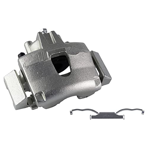 Image of TRQ Front Brake Caliper Set Zinc Coated Brackets Compatible with 2001-2007 Chrysler Town and Country 2003 Voyager 2003-2007 Dodge Caravan Grand Caravan