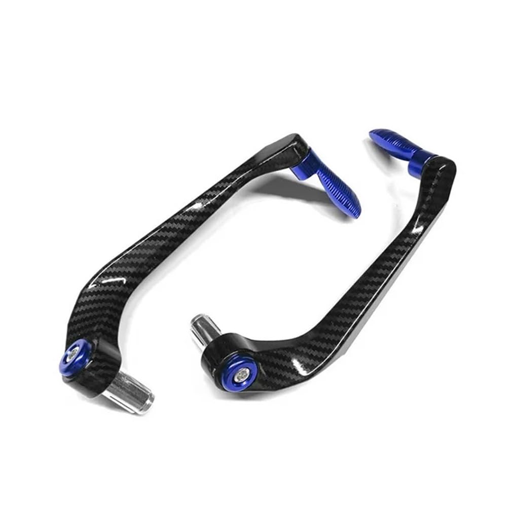 Wgruklbd Blue Motorcycle Cnc Aluminum Handlebar Brake Clutch Lever Hand Guard Protector Gear Modification Accessories Handguard Shield Handlebars Protector