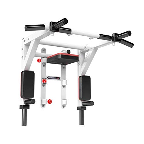 Multi Function Wall Mount Chin Up Bar Height Adjustable Pull-Up Bar Multi Grip Strength Training Equ Multi Function Wall Mount Chin Up Bar Height Adjustable Pull-Up Bar Multi Grip Strength Training Equ