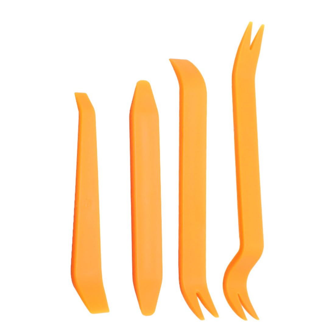 4 Pcs Trim Removal Tool, Car Trim Removal kit, Tool Kits for Car Radio Door Dashboard Installation, Plastic Pry Tool, Automotive Panel Dash nterior Accessories, Repair Mechanic Bar Scraper