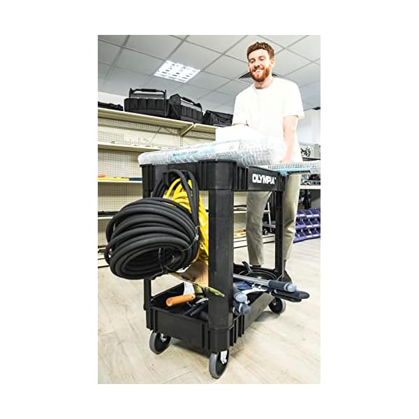 Olympia-Tools-2-Shelf-Black-Rolling-Utility-Cart-Supports-Up-to-500-lbs-Comfort-Handle-Heavy-Duty-Carts-With-Wheels-Great-for-Warehouse-Garage-Manufacturing-Cleaning Olympia-Tools-2-Shelf-Black-Rolling-Utility-Cart-Supports-Up-to-500-lbs-Comfort-Handle-Heavy-Duty-Carts-With-Wheels-Great-for-Warehouse-Garage-Manufacturing-Cleaning