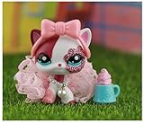 BOSONS Rare Old lps Sparkle Glitter Short Hair Cat #2291 with lps Accessories Rare Old LPS Pets Action Figure Collectable Pets Mini Pet Shop Small Littlest Pet for Kids Gift