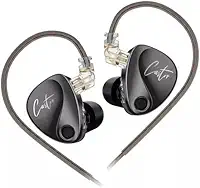 Fone de ouvido KZ Castor - Tuning ajustável, driver duplo, HiFi intra-auricular, monitor, com cancelamento de ruído, com cabo removível (Graves melhorados)