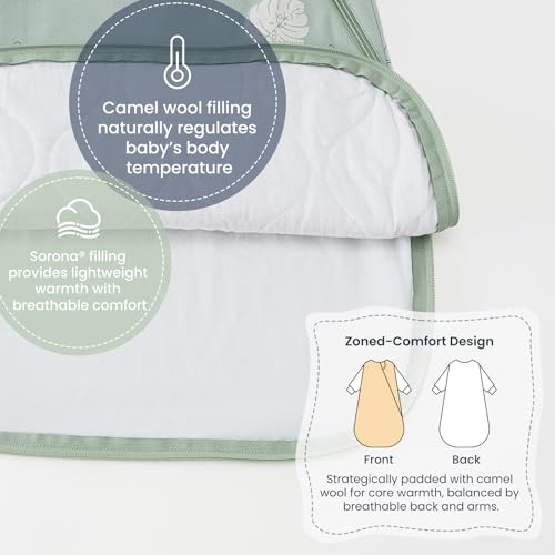 Image of Unisex Sleeping Bag for Babies and Toddlers 1.0 Tog Sleep Sack 18-36 Months, Newborn Sleep Sack, Wearable Blanket Baby, Sleep Sack with Sleeves, Gifts for Baby