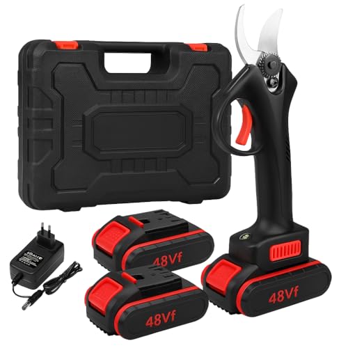Forbici Elettriche da Potatura 48VF con 2 Batterie...