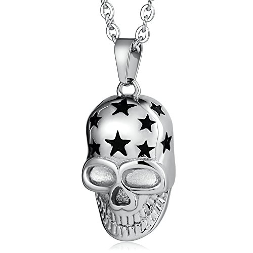 Beydodo Collar de Urnas de Acero Inoxidable con Cadena de Plata Colgante...