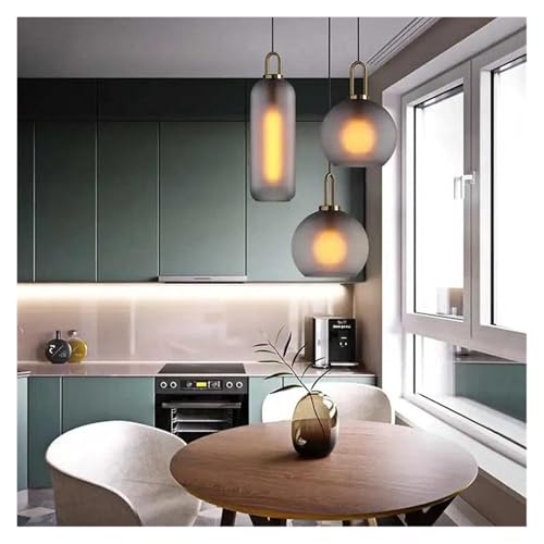 Lustre pour chambre coucher moderne gris et chaleureux