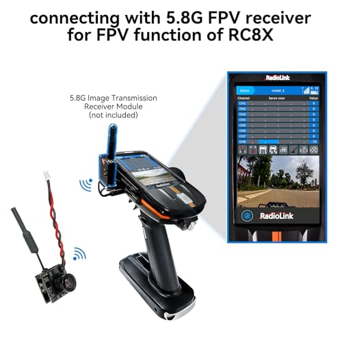 Radiolink 5.8G 48CH Drahtlose Bildübertragung 800TVL Kamera-Sender Schaltbar 25mw für FPV