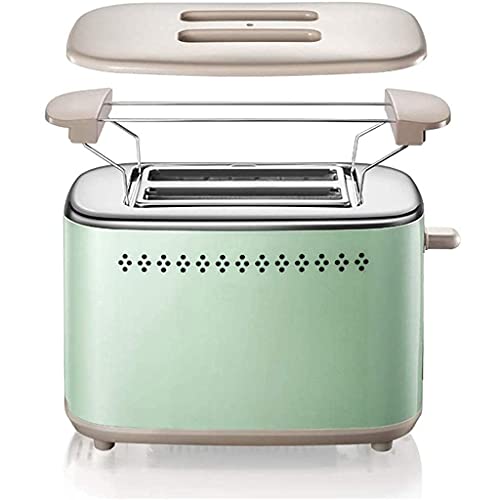 Dpliu Toaster Toaster 2 Scheibe, Wide Slots Toaster mit Staubabdeckung & Grill, 6 Modi Bräunungssteuerung, Abtauen/Bagel…
