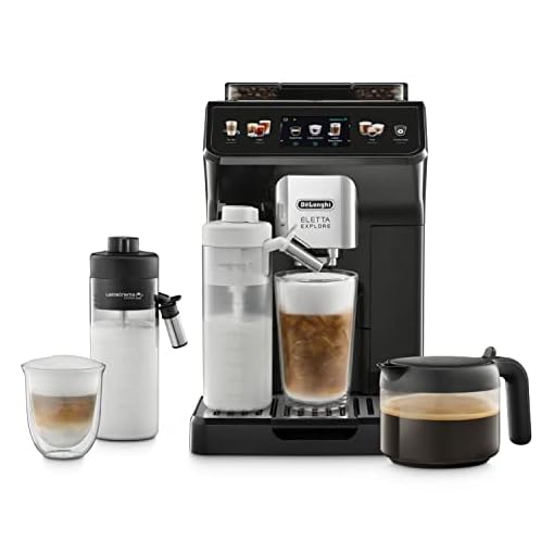 De'Longhi Eletta Explore Cold Brew ECAM452.67.G Kaffeevollautomat mit LatteCrema Milchsystem, Heiße & Kalte Getränke auf Knopfdruck