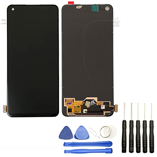JUANIO Pantalla Completa Compatible con OPPO Reno 8 5G CPH2359 Talla 6.4" Negro Vidrio Táctil + Pantalla LCD + Herramientas -VISIODIRECT-