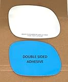 New Mirror Glass with Full Size Adhesive for 2014-2019 Kia Soul Passenger Side View Right RH