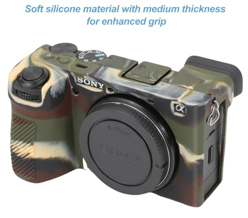 Funda de silicona para cámara Sony Alpha 6700 camuflaje miniatura 3