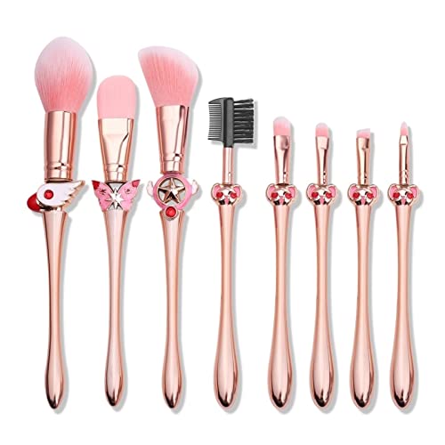 Pinceaux de maquillage Cardcaptor : le cadeau idéal avec ce lot de 8 accessoires de beauté