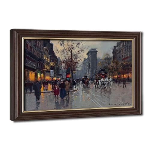 Tableau Paris Edouard Leon Cortes habillez un petit mur de bureau avec élégance