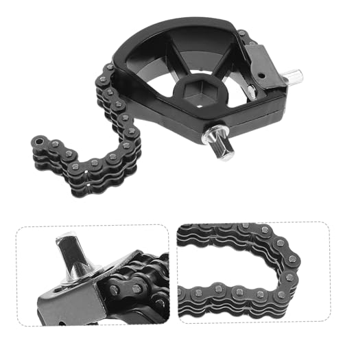 Pedal de Bombo Simple con Doble Cadena Negro miniatura 7