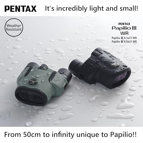 Binoculares Pentax Papilio III 6.5x21 WR Olive miniatura 2