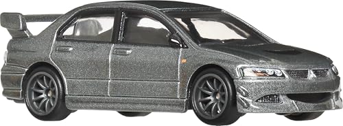 Vehículo coleccionable Hot Wheels Mitsubishi Lancer 1:64 miniatura 4