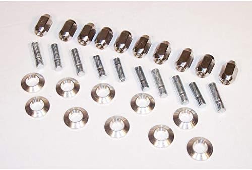 12mm Stud Kit, for Aluminum Rims, Does 2 Wheels, Compatible with Dune Buggy