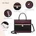 LOVEVOOK Purses and Handbags for Women,Leather Shoulder Bag Black Purse Tote,Satchel Crossbody Bags Top Handle for Ladies