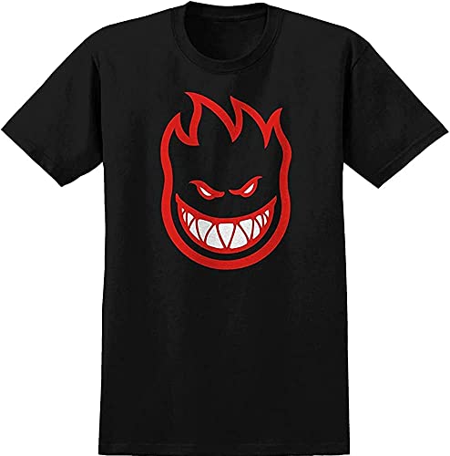 ZHUNZE Spitfire Skateboard Wheels Shirt Bighead Fill Black T-Shirts & Hemden(Large)
