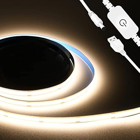 INDARUN Warm White 2M LED Strip Light Cover