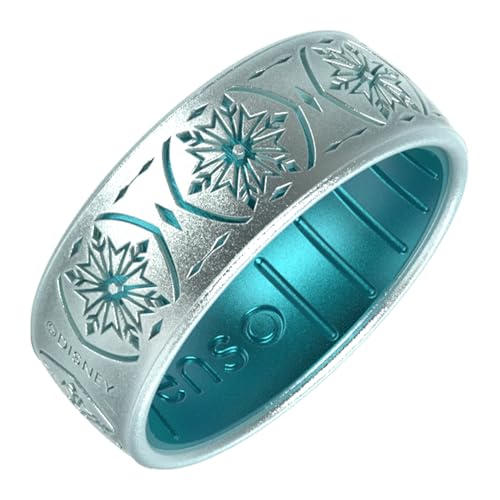 Enso Rings Disney Frozen Collection - Comfortable Silicone Rings - 7.9mm Wide, 2.18mm Thick - Elsa - Size 4 by Enso Rings - Image 2