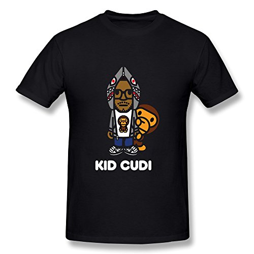Photo de YHXSG Men's Kid Cudi T-Shirts Black