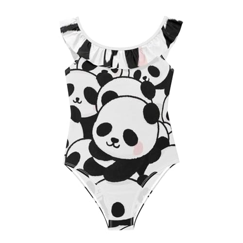 Traje de baño de panda para niña SyXIOP bañador infantil de playa 3-6 años