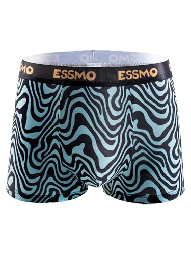 Men's Underwear Boxer Briefs Comfort Huge Pouch Trunks Short Leg Waistband Underwear