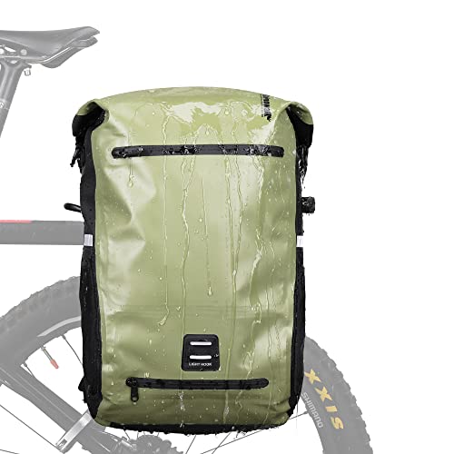 Rhinowalk Borsa a tracolla per bici Impermeabile 22L Bicicletta Posteriore Rack Bagagliaio per Ciclismo Bicicletta Viaggiare Equitazione