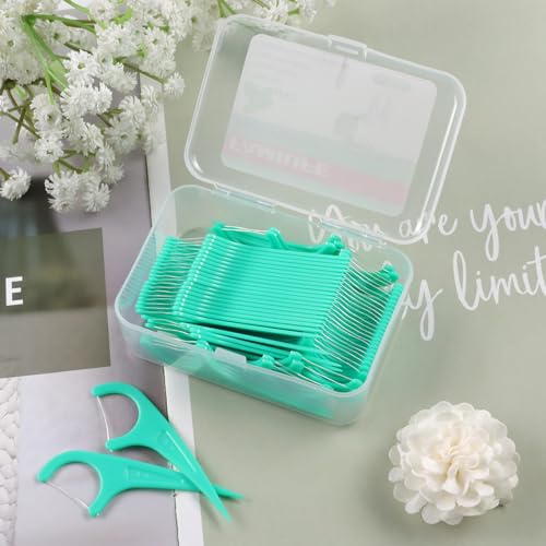 FAMILIFE Floss Picks, 240 Count Mint Dental Floss Cleaner, Tooth Picks Flossers with 4 Travel Handy Cases, Helps to Fight Tooth Decay and Keep Your Teeth Clean, Flossing Sticks for Family - Image 6