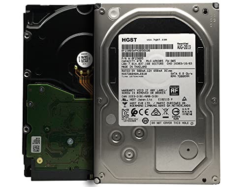 HGST Ultrastar 7K6000 | 0F23005 | 4TB 7200RPM 128MB Cache SATA 6Gb/s 3.5-Inch | 512e | ISE | Enterprise Hard Disk Drive (Renewed)